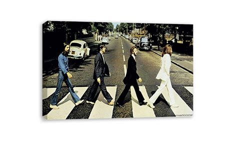 The BEATLES ABBEY ROAD Crossing Canvas Wall Art | Etsy