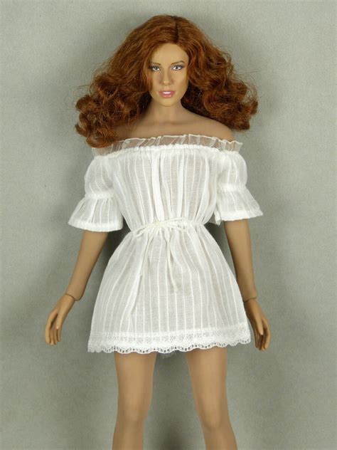 Phicen Tbleague Hot Toys Kumik Nt Sexy Female White Lace Romper Dress Ebay