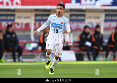 Ibaraki Japan 31 Mär 2018 Hiroki Miyazawa Consadole Yuma Suzuki