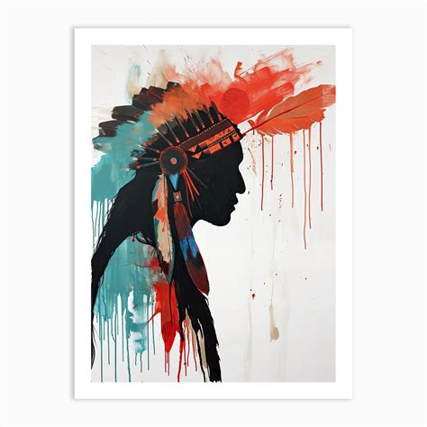 Hopi Horizons In Abstract Art ! Native American Art Art Print by Art ...