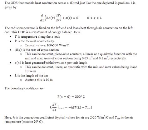 Objectives Solve A Boundary Value Problem Bvp Chegg