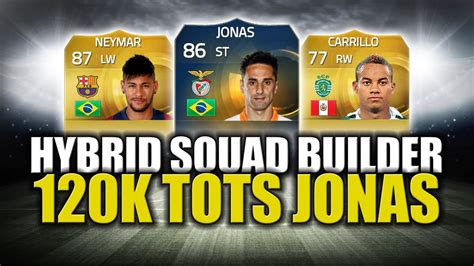 Fifa K Insane Hybrid Squad Builder Tots Jonas Neymar Youtube