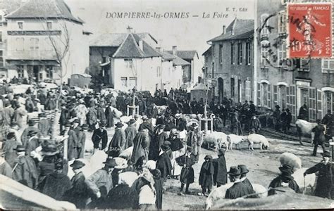 Dompierre Les Ormes La Foire Dompierre Les Ormes Carte Postale