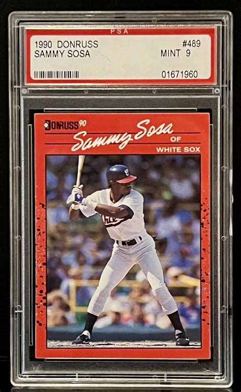 Sammy Sosa Donruss Rookie Psa Mint Rc Ebay