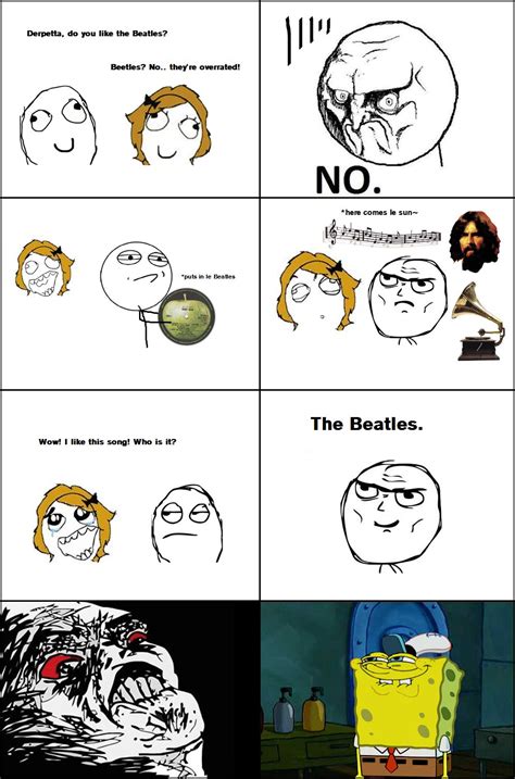 Beatles are overrated (?) - Meme by shaggmeister :) Memedroid