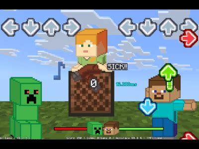 FNF Minecraft Creeper Vs Steve Play Online