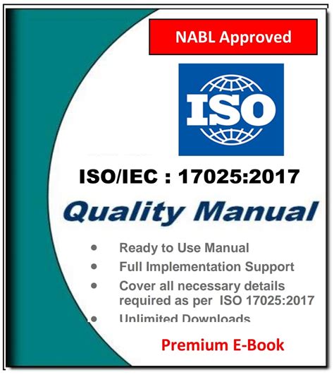 Laboratory Quality Manual ISO IEC 17025 2017