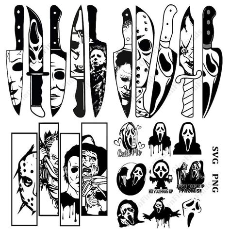 Horror Svg Knife Svgwestern Gothic Svghorror Movie Characters Svg