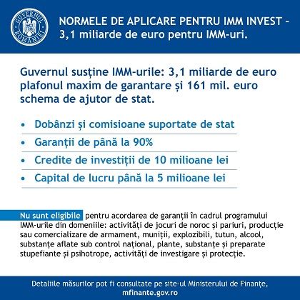 Programul IMM Invest Romania Prezentarea Oficiala De La MFP