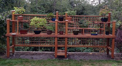 » Beautiful Cedar Bonsai Bench