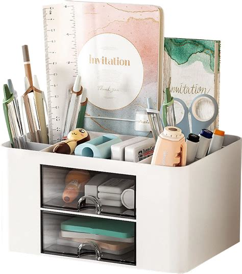 B Ro Schreibtisch Organizer Mit Schublade Multifunktionaler