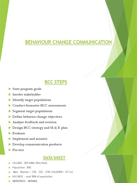 Presentation BCC | PDF