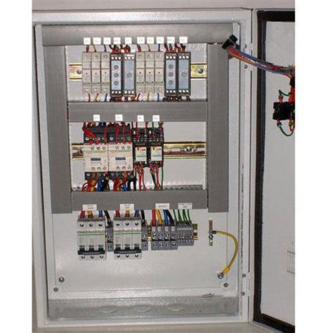 Mild Steel Sheet Three Phase PLC Control Panel Ip Rating Ip44 At Best