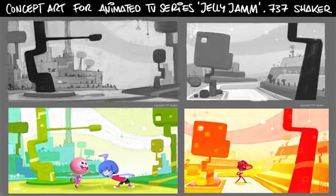 preschool tv show jellyjamm behance