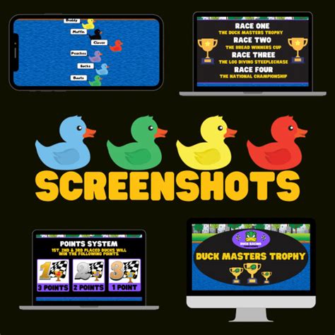 Duck Racing Championships – Virtual Party Game – Games Night Pro