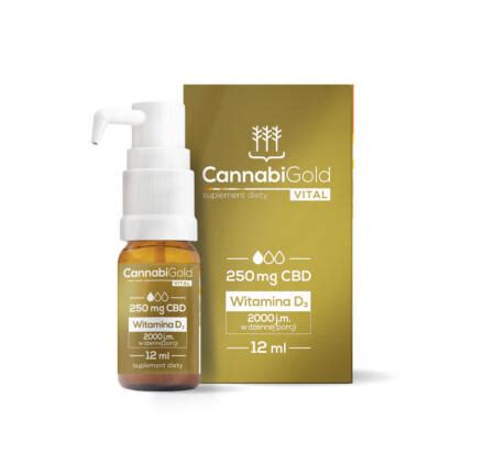 Olejek Cannabigold VITAL CBD Witamina D3 Sklep TyZdrowieUroda