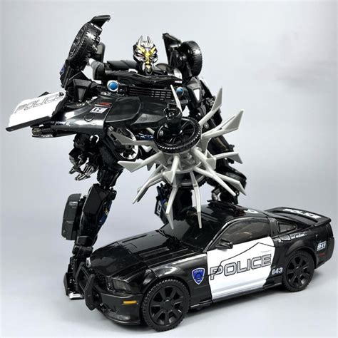 Transformers Barricade Police Car 8-Inch Action Figure Model Toy Transformers Studio Series ...