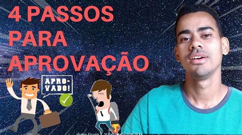 Descubra Como Ser Aprovado Em Concursos 4 Passos YouTube