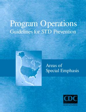 Fillable Online Cdc Program Operations Guidelines For STD Prevention