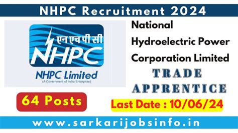 Nhpc Limited Recruitment Apply Online For Various Posts