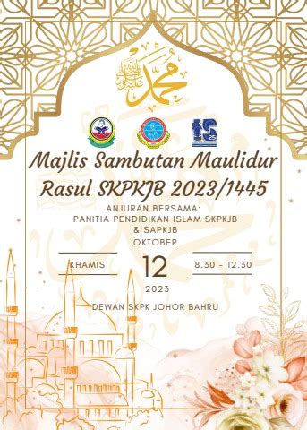 BUKU PROGRAM SAMBUTAN MAULIDUR RASUL SKPKJB 2023 Isra Raihanah Flip