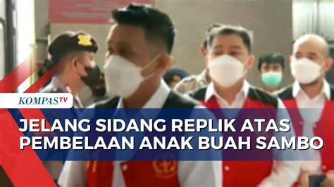 Hari Ini Jaksa Akan Bacakan Replik Anak Buah Sambo Dalam Kasus