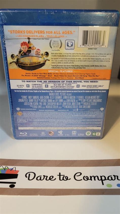 Storks 3D 2 Blu Ray Disc Set 2016 Canadian EBay