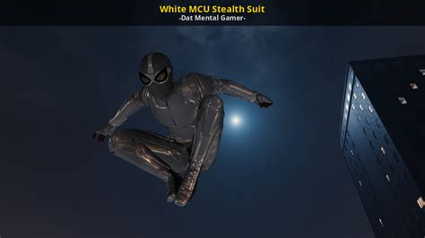 White Mcu Stealth Suit Marvels Spider Man Remastered Pc Mods