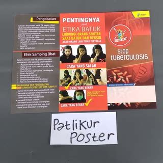 Jual Brosur Kesehatan Stop Tuberculosis Toss Tb Shopee Indonesia