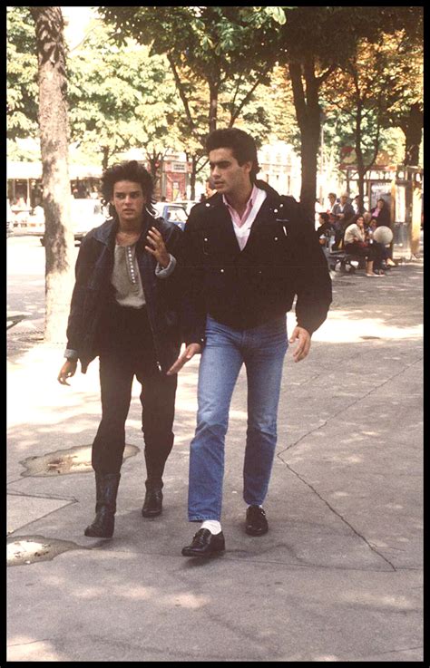 Photo Stéphanie de Monaco et Anthony Delon à Paris le 1er décembre