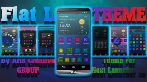 Next Launcher 3d Theme Flatl Android Central