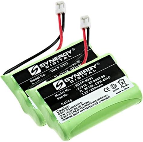 Amazon Synergy Digital Cordless Phone Battery Compatible With At