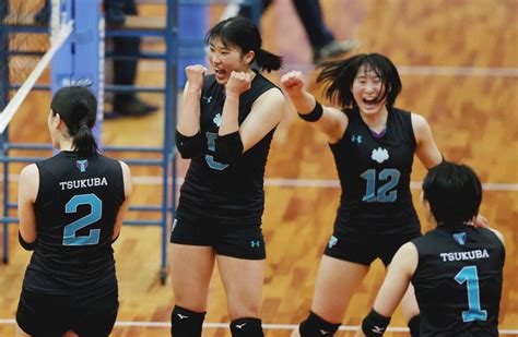 筑波大が決勝トーナメントへ 大学勢女子が躍進 黒鷲旗バレー 毎日新聞