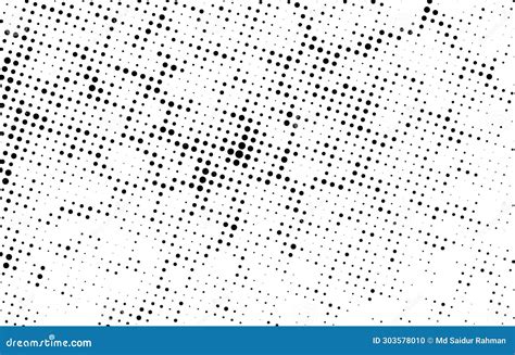 Halftone Dot Pattern Background Vector A Set Of Four Different