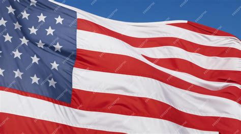 Premium AI Image | American flag isolated on white