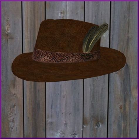 Second Life Marketplace - Brown Fedora Hat