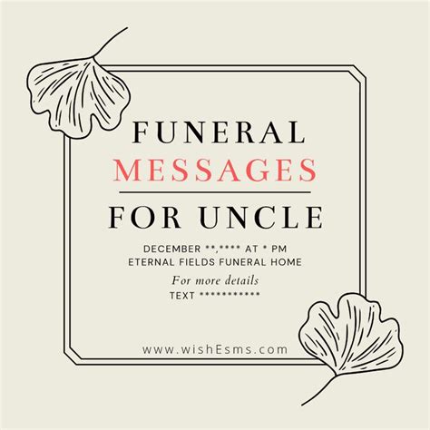 Funeral Flower Message Wishes And Tribute For Uncle Wishes Messages