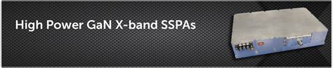 Sspas High Power Gan X Band