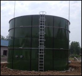 China CSTR Enamel Steel Biogas Anaerobic Digester Reactor Fermenter