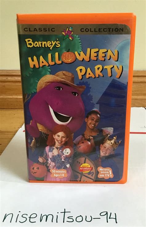 Barney's Halloween Party VHS Barney Home Video Classic Collection ...