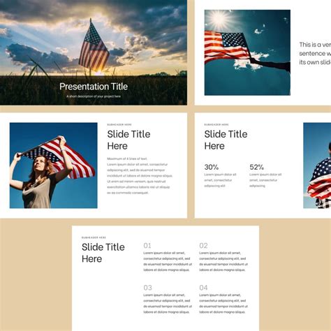 Free Veterans Day Powerpoint Template Patriotic Masterbundles