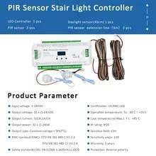 32CH ES32 PIR Sensor Stair Light Controller Human Body Infrared