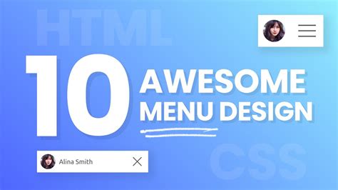 10 Awesome Navigation Menu Design Using Html Css And Javascript