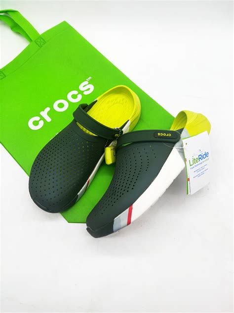 Crocs For Men Literide Clog Shoes Sandals With Eco Bag Lazada Ph