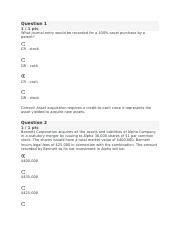 ACT 470 Module 2 Mastery Exercise Docx Question 1 1 1 Pts What