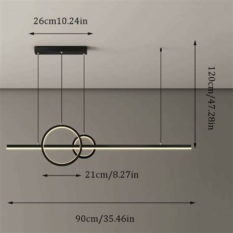 Lampara minimalista Geométrica MR LED PANAMÁ