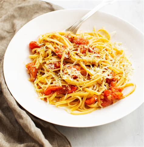 Linguine With Easy Buttery Tomato Sauce Tried True Recipes