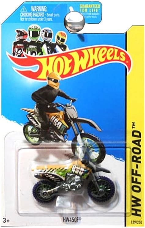 Hot Wheels 2016 HW Daredevils HW450F Dirt Bike 64 250 42 OFF