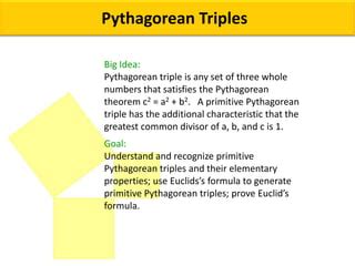 Pythagorean triples | PPT