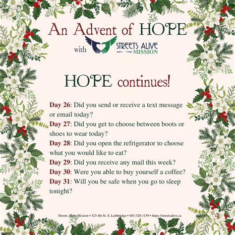 Advent of HOPE | Streets Alive Mission